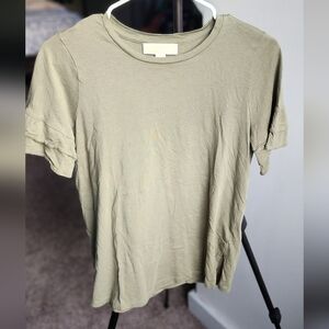 Michael Kors Women's Olive Green T-Shirt